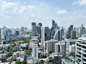 Best Price !Park 24 (Park Origin Phomphong) - Sukhumvit 24 for sell, 1 bedroom 29.62 sqm. 33 floor, View Emporium and Garden.