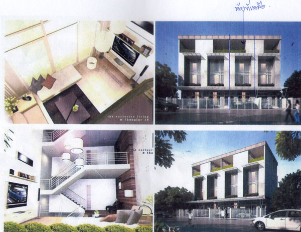 SALE brand new TownHome on Sukhumvit 55, 4 storeys, 266 Square Wah, 3 bedrooms, 4 bathrooms, also good for BUSINESS PURPOSE.