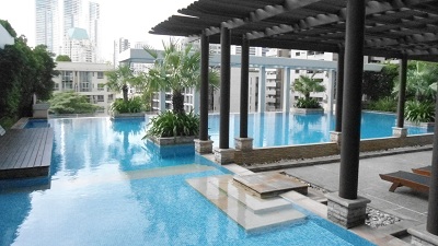 Condo for rent in Sukhumvit 24 , Nice view for 100 sq.m.,2 bedroom 2 bathroom with balcony.