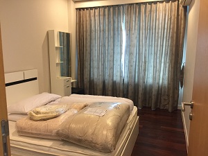 Sell with Tenants! fully furnished 1 bedroom 47 sq.m. Petchburi Rd. Easy access to BTS Nana, MRT Petchburi, airport link and expressway. High floor with panoramic view. Full and good facilities.