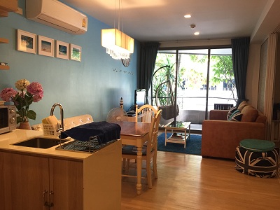 Condo for sale in Huahin. 1 bedrooms 53 sq.m. very nice room with good maintenance. Fully furnished.