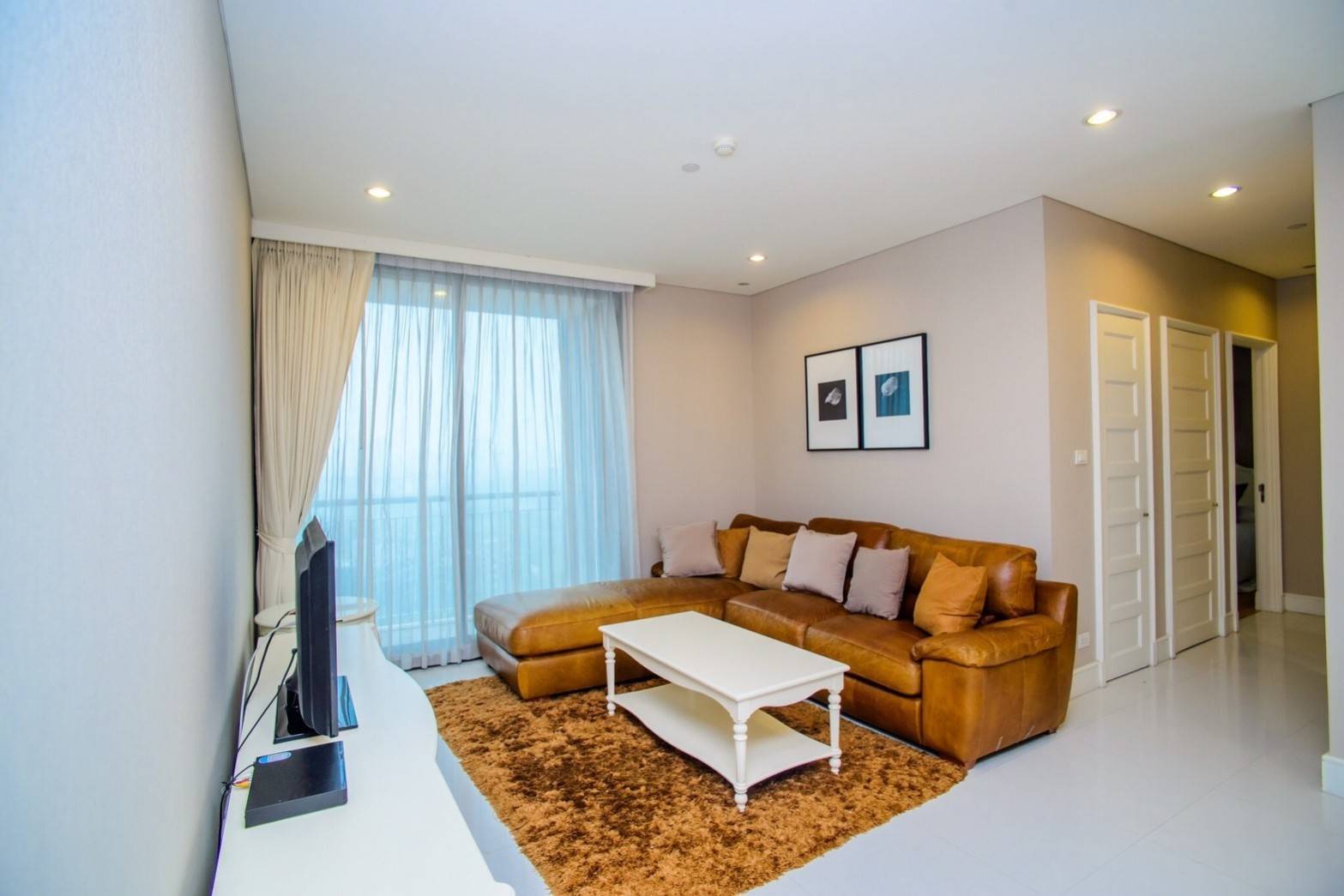 Condo for rent!! Aguston Sukhumvit 22 in Bangkok, High floor, City view, 3 bedrooms 138 sq.m.