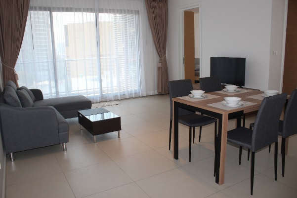 Brand new!! The Lofts Ekkamai condo for rent in Bangkok. 2 bedrooms, Size 74 sqm. Walk to Ekkamai BTS.