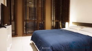 The Loft Ekkamai condo for rent, 2 bed 74 sqm. High floor, good view, can wolk to Ekkamai BTS.