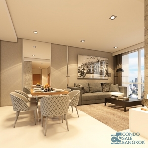 For Rent at Ruamrudee, 2 bedrooms 92 sq.m. Only 3 minutes walk to Ploenchit BTS.