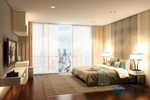 For Rent at Ruamrudee, 2 bedrooms 92 sq.m. Only 3 minutes walk to Ploenchit BTS.