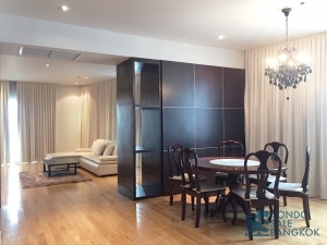 Best location for sale at Sukhumvit 16. Corner room very nice view, 3 bedrooms 193 sq.m. Close to Asoke BTS