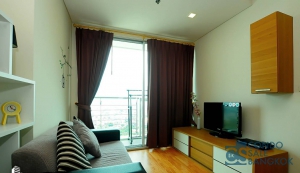 Fully furnished condo Le Luk for sale near BTS. Very high floor 48.92 sq.m. 1 bedroom. Good price