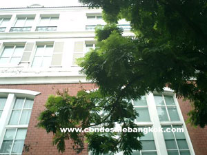 Luxurious townhouse in nice compound for sale in Sukhumvit 55. Spacious with 2 car parks.