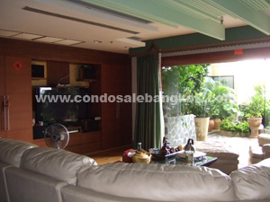BIG TERRACE & Spacious 3 +1 bedrooms condo for sale in Bangkok. 305 sq.m. high floor
