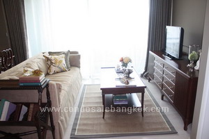 Very luxurious condo for sale in Ruamruedee. Pleonchit BTS. 2 bedrooms