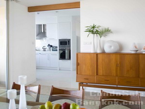 Condo for sale in Bangkok Thonglor area. Good residential zone. Convenient peaceful. 232 sq.m. 3 bedrooms 3 bathrooms with separated maid area. Tastefully furnished. Luxury building and private lift to your condo.