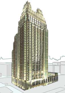 Condo for sale in Bangkok Sathorn. The Empire place. 158 sq.m. 3 bedrooms. High floor.