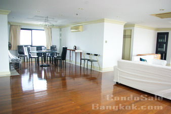 Duplex Penthouse for sale in Sathorn 422 sq.m. 4 bedrooms 3 bathrooms. Panoramic view and nice terrace.  Easy access to Saladaeng BTS & MRT.