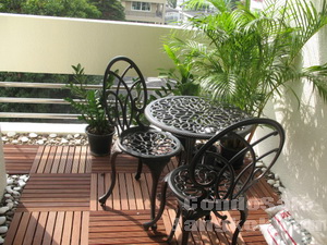 Condo for sale in Bangkok Sukhumvit 63 Ekamai4 near Big C Market 2 bedrooms 133.95 sq.m. 2 bedrooms 3 bathrooms. Tastefully decorated.