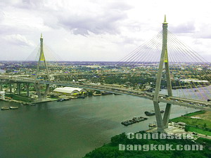 Condo for sale in Bangkok Rama 3 The Pano. Brandnew with view of Chaopraya river. 99 sq.m. 2 bedrooms
