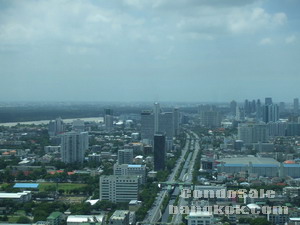 Brandnew Penthouse Duplex condo for sale in Bangkok Sathorn 322.64 sq.m. 4 bedrooms 1 study plus family area on Mezzanine Very bright & Stunt river view on Super high floor. Double Volume living area.