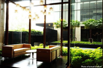 Duplex Bared Shell Brandnew condo for sale in Sukhumvit 24 The Emporio Place Loft style and ceiling height 6 metres.