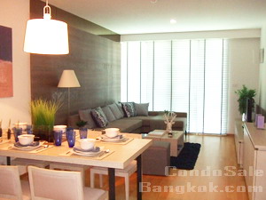 Brandnew fully furnished condo for sale near Ekamai BTS. Peaceful area 2 bedrooms 84.84 sq.m.