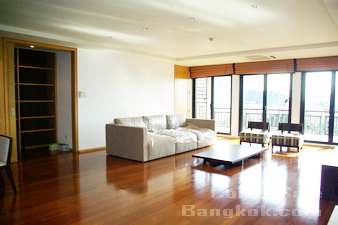 Exclusive 320 sq.m. 3 bedrooms 1 study condo for sale in Bangkok Sathorn area. Furnished. Fully equipped kitchen. Very private compound.