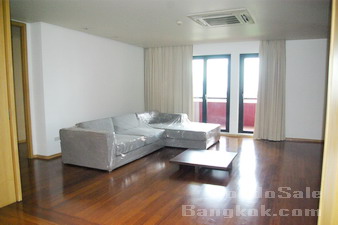 Exclusive 320 sq.m. 3 bedrooms 1 study condo for sale in Bangkok Sathorn area. Furnished. Fully equipped kitchen. Very private compound.