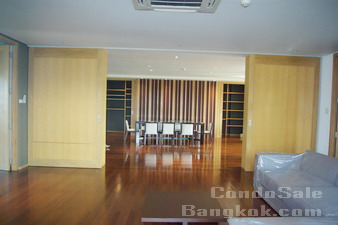 Exclusive 320 sq.m. 3 bedrooms 1 study condo for sale in Bangkok Sathorn area. Furnished. Fully equipped kitchen. Very private compound.