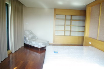 Exclusive 320 sq.m. 3 bedrooms 1 study condo for sale in Bangkok Sathorn area. Furnished. Fully equipped kitchen. Very private compound.