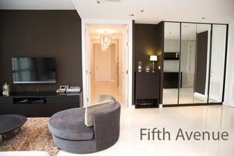 Brand new condo for sale in Ploenchit area Bangkok 209 sq.m. 3 + 1 bedrooms Fully furnished. Luxury of living in heart of Bangkok.