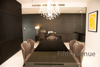 Brand new condo for sale in Ploenchit area Bangkok 209 sq.m. 3 + 1 bedrooms Fully furnished. Luxury of living in heart of Bangkok.