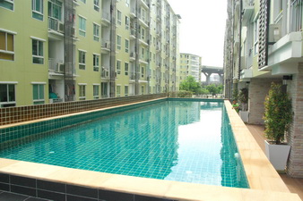 Condo for sale in Bangna area. Close to new extension BTS station and expressway. Brand new Partly furnished 2 bedrooms 2 bathroom 2 balconies. Nice view & Bright. Special layout. Only one in this project!