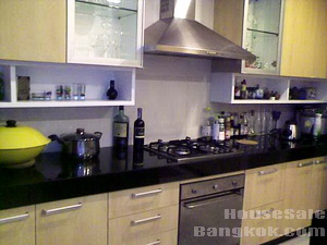 House for sale in Bangkok Sukhumvit close to Prompong BTS area. Peaceful location 115 sq.wa land plot.New  4 bedrooms in modern style with private pool.