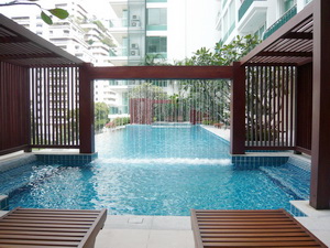 3 bedrooms for sale in Sukhumvit 23 129 sq.m. fully furnished. Special designed building and good facilites. Easy access to Asok BTS, Sukhumvit MRT, Terminal 21, etc.