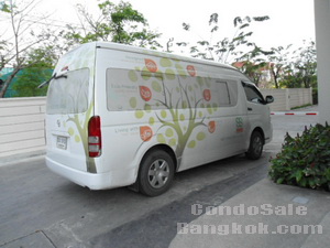 Condo for sale easy access to BTS Udomsuk. New & Nice building 35 sq.m. 1 bedroom 1 bathroom Fully furnished.