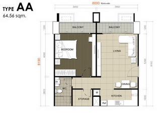 LAST CHANCE before ownership transfer. THE CIRCLE Lower than market price. Brand new condo for sale in Bangkok 1 bedroom 67.12 sq.m. Nana area ONLY 85,000 BAHT/SQ.M