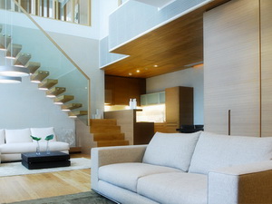 The passion of Sukhothai living. 144.18 sq.m. 2 bedrooms Duplex style. At The Sukhothai Residences, all the fabulous facilities and services of The Sukhothai Hotel. world-class luxury hospitality and elegant architectural design.
