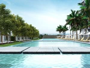 The passion of Sukhothai living. 144.18 sq.m. 2 bedrooms Duplex style. At The Sukhothai Residences, all the fabulous facilities and services of The Sukhothai Hotel. world-class luxury hospitality and elegant architectural design.