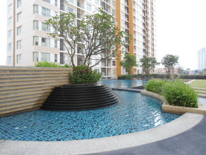 Condo for sale in Sukhumvit 101/1. Fully furnished 1 bedroom. Nice project with full facilites from TCCC developer. Easy access to BTS also Shuttle service to BTS is available.
